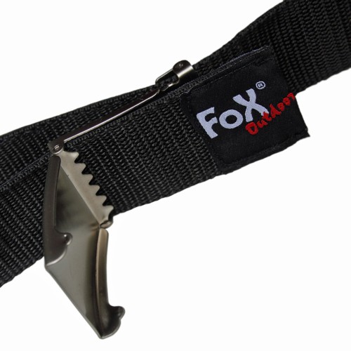 Fox Outdoor Gürtel mit Geldfach, durchgehender Reißverschluss